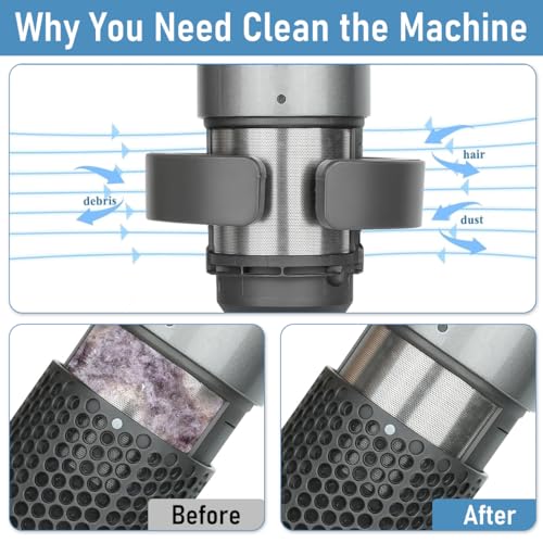 MAYCREATE® Filter Cleaning Brush Accessory for Dyson Airwrap Styler HS01 HS05 Attachments Part Easy Tool Parts Only 2PCS MAYCREATE® Filter Cleaning Brush Accessory for Dyson Airwrap Styler HS01 HS05 Attachments Part Easy Tool Parts Only 2PCS